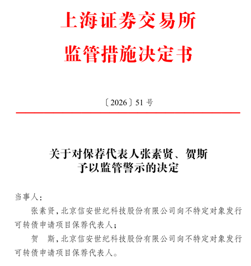 【看合规】可转债核查疏漏,西部证券两名保代被监管警示